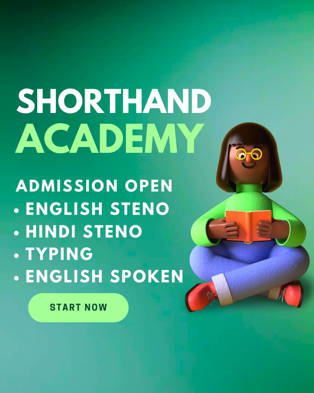 Steno classes in pratap nagar